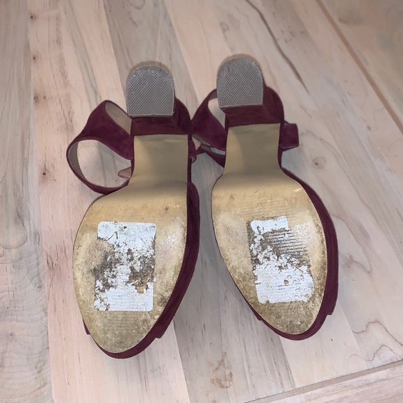 Steve Madden Jillyy Suede Platform Heels - Picture 10 of 12